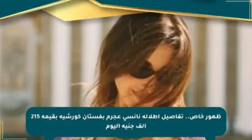 ظهور خاص.. تفاصيل إطلالة نانسي عجرم بفستان كورشيه بقيمة 215 ألف جنيه اليوم